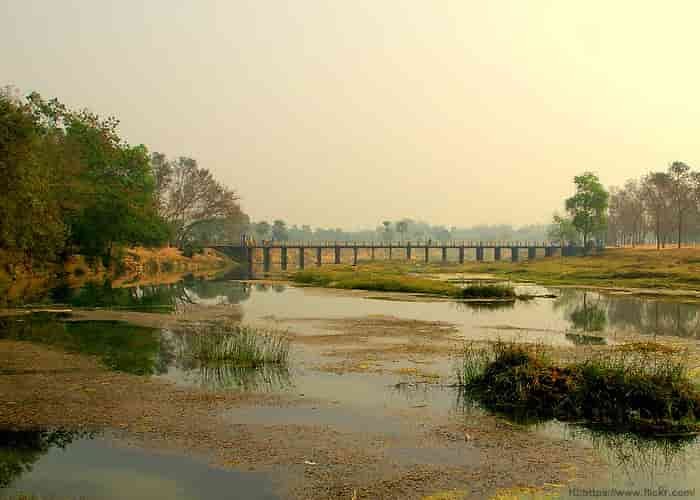 Kopai River & Prakriti Bhavan, Santiniketan